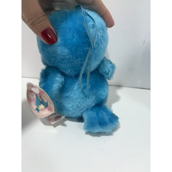 Russ Berrie Lot Of 3 Plush - 2 Blue BIRD Of Happiness Chick Chirps & 1 Lester - Picture 3 of 12